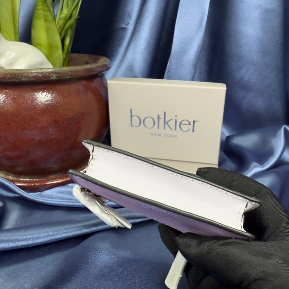 Botkier Cobble Hill Snap Wallet – Purples/White Saffiano Leather (NWT + Box) - Picture 10 of 16